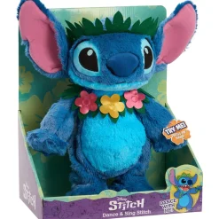 Stitch pluche 38 cm dansen en zingen