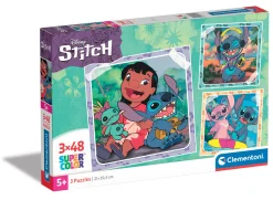 Stitch puzzel 3 x 48 stukjes