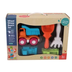 Strandset bioplastic 5-delig