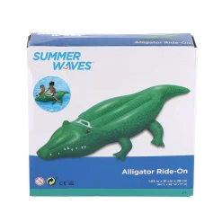 Summer Waves opblaasbare krokodil 168 x 86 cm