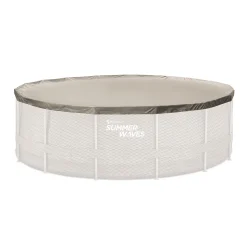 Summer Waves Zwembad Active Frame 457 X 106 cm Dark Double Rattan + filterpomp