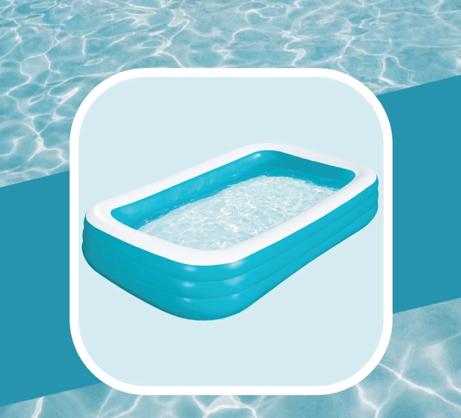 Summer Waves Zwembad Familie 3-Rings 305 X 183 X 56 cm