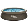 Summer Waves Zwembad Quick Set 305 X 76 cm Dark Double Rattan + filterpomp