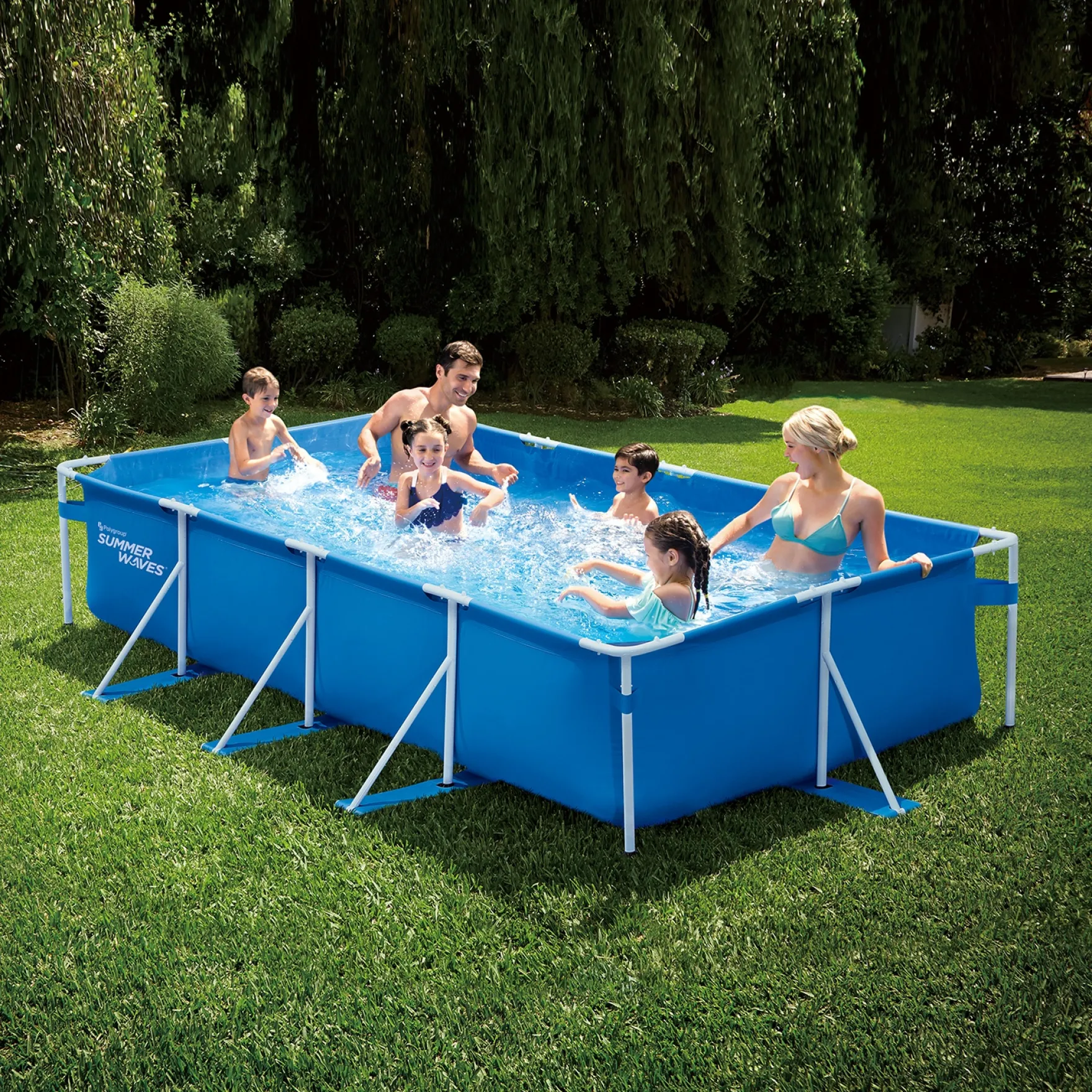 Summer Waves Zwembad Small Frame 457 X 213 X 84 cm