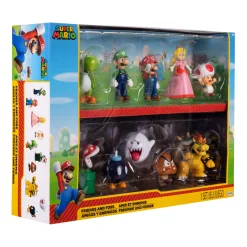 Super Mario figuren vrienden en vijanden 6,5 cm  10-pack