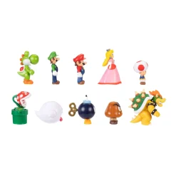 Super Mario figuren vrienden en vijanden 6,5 cm  10-pack