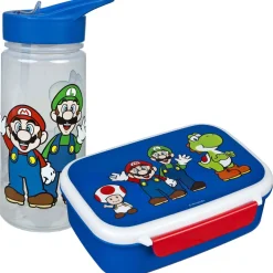 Super mario set broodtrommel en drinkfles