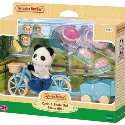 Sylvanian Families 5652 Fiets en Skate Panda Meisje