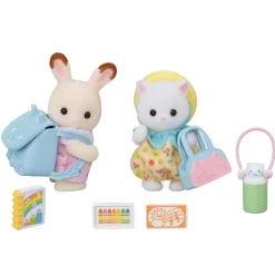 Sylvanian Families Duo Peutervriendjes Samen  Wandelen