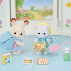Sylvanian Families Duo Peutervriendjes Samen  Wandelen