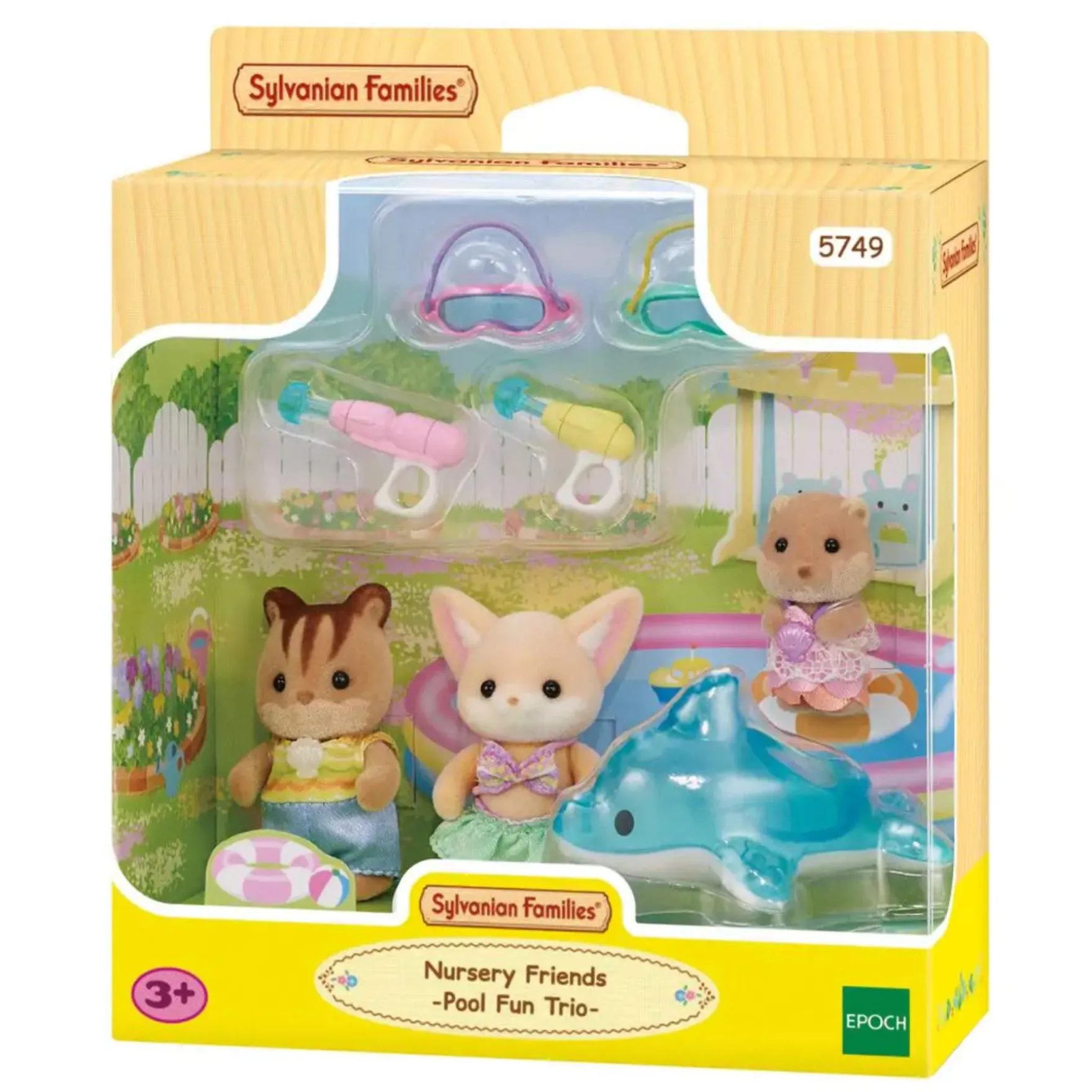 Sylvanian Families Trio Peutervriendjes Zwembad Fun
