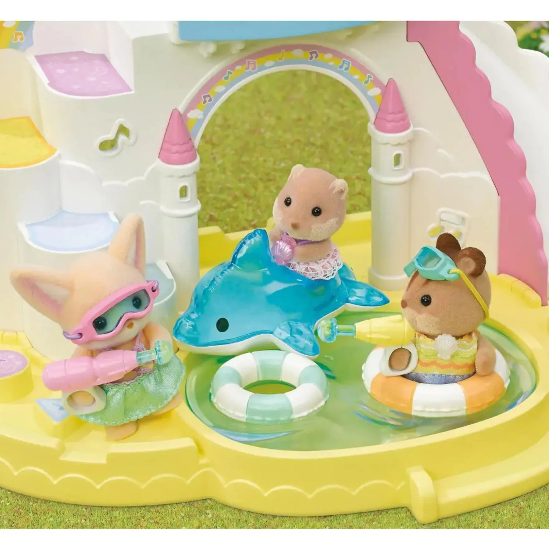 Sylvanian Families Trio Peutervriendjes Zwembad Fun