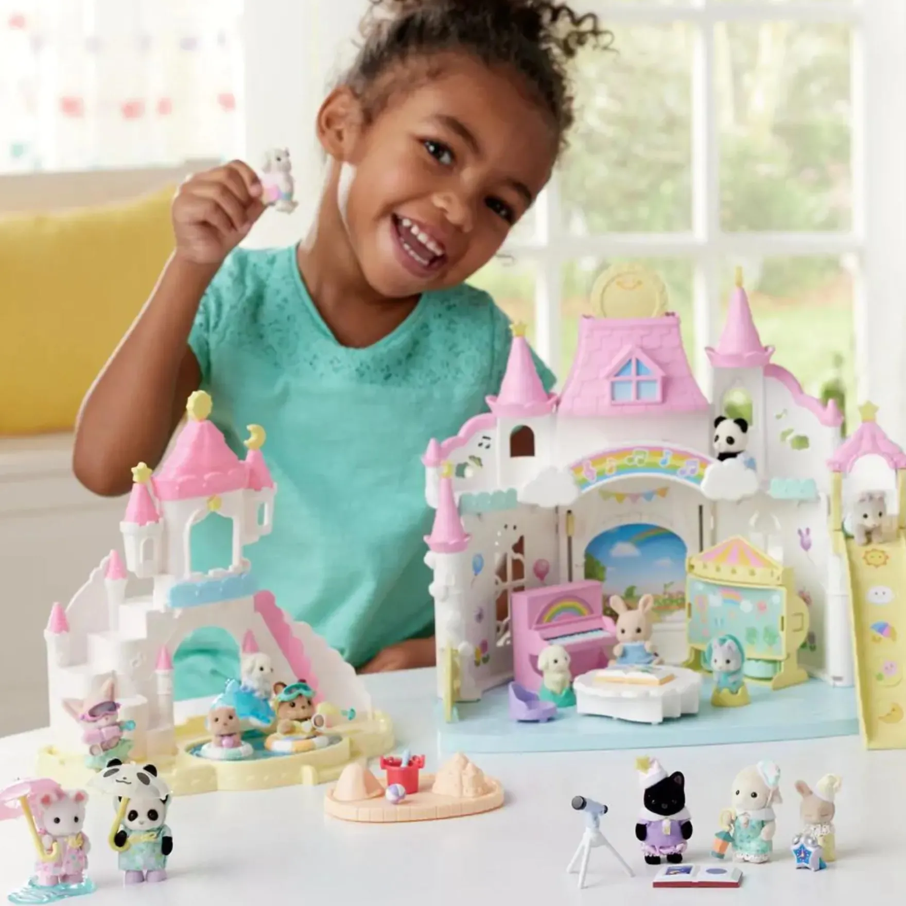 Sylvanian Families Trio Peutervriendjes Zwembad Fun