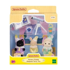 Sylvanian Families Trio Peutervriendjes Pyjama  Party
