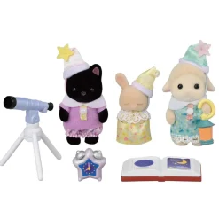 Sylvanian Families Trio Peutervriendjes Pyjama  Party