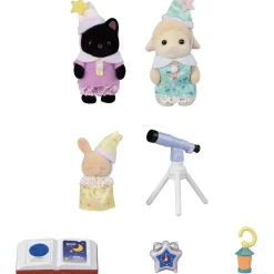 Sylvanian Families Trio Peutervriendjes Pyjama  Party