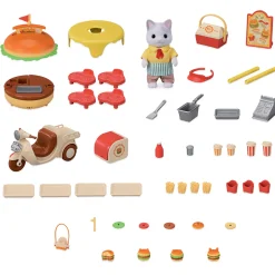 Sylvanian Family 5757 Hamburger stand