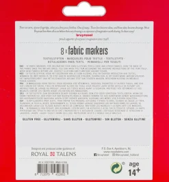 Textiel Stiften 8 Stuks