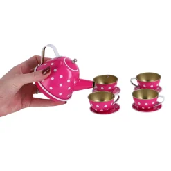 Theeset op dienblad 18-delig