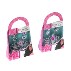 Tiara met oorbellen assorti