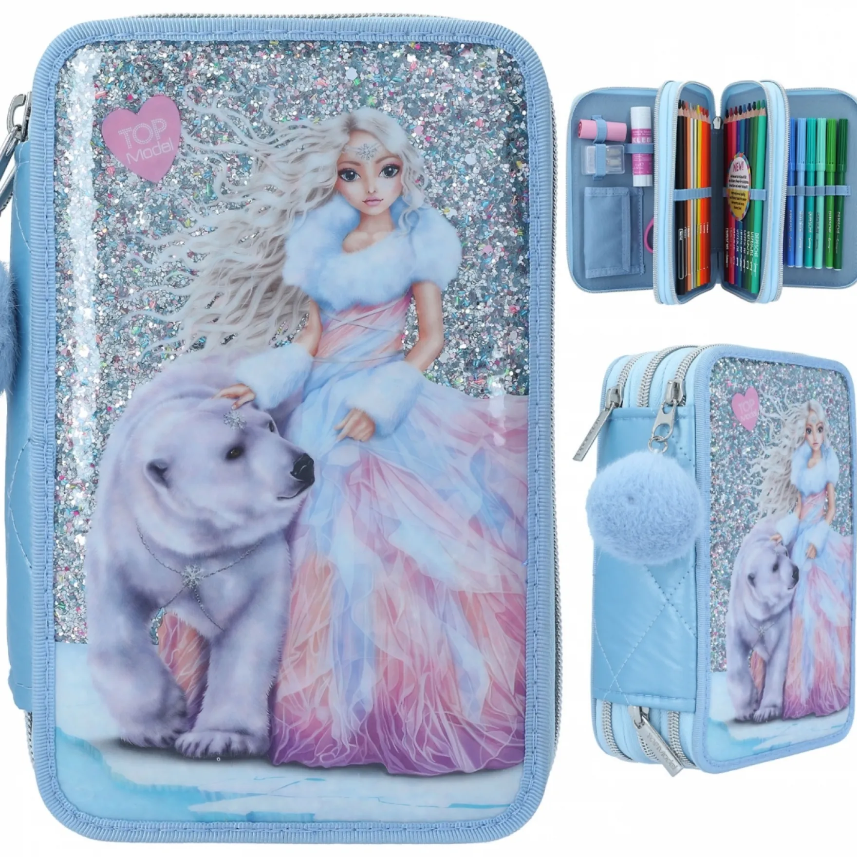 TOPModel 3-Vaks Etui Gevuld Iceworld