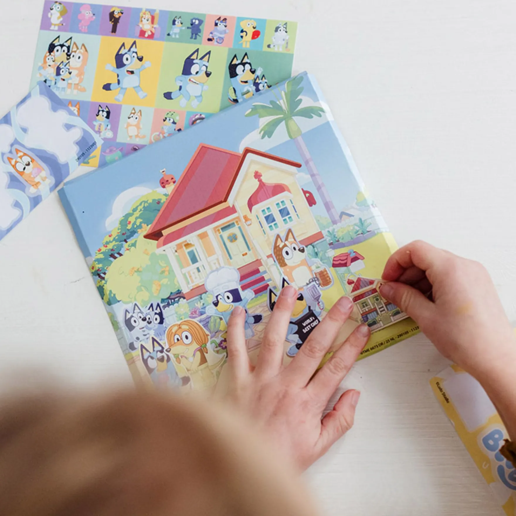 Totum Bluey stickerset