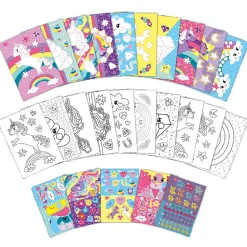 Totum Sticker By Number Boek Unicorn