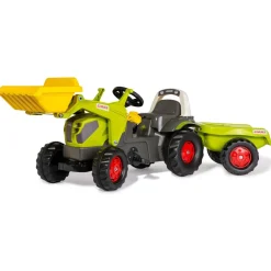 Tractor Rolly Kid Claas Axos Met Aanhanger