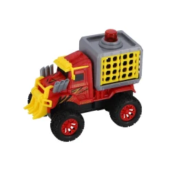 Truck met Dino in Kooi met Licht en Geluid 17 cm