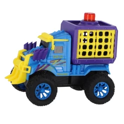 Truck met Dino in Kooi met Licht en Geluid 17 cm