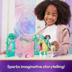 Unicorn Academy Pop Ava & Unicorn Leaf Stal Set