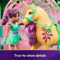 Unicorn Academy Pop Ava & Unicorn Leaf Stal Set