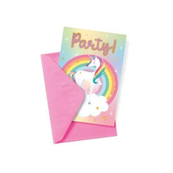 Unicorn Uitnodigingskaarten