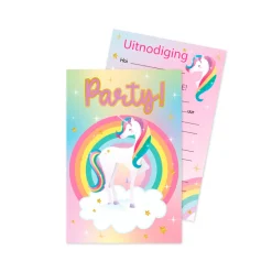 Unicorn Uitnodigingskaarten