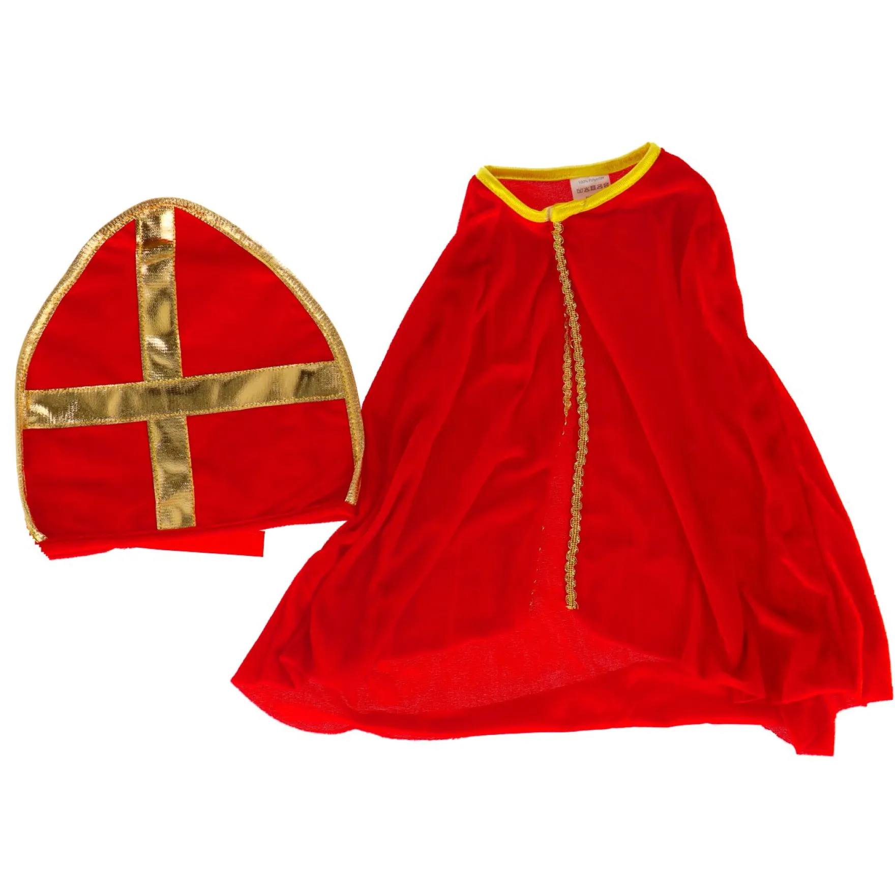Verkleedset Sinterklaas Cape Met Mijter 1 Maat