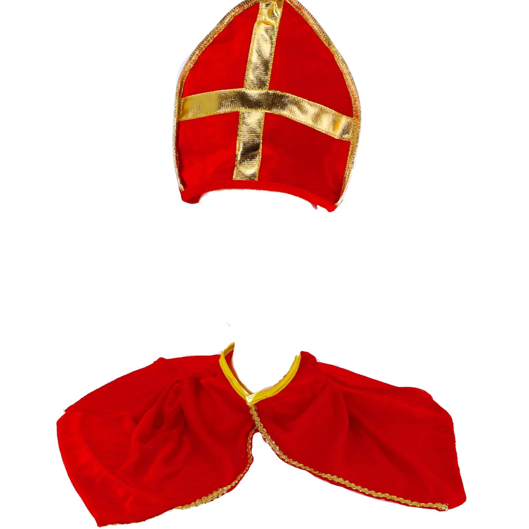 Verkleedset Sinterklaas Cape Met Mijter 1 Maat