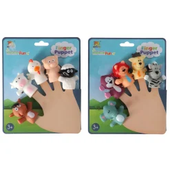 Vingerpoppen Dieren 2 Assorti