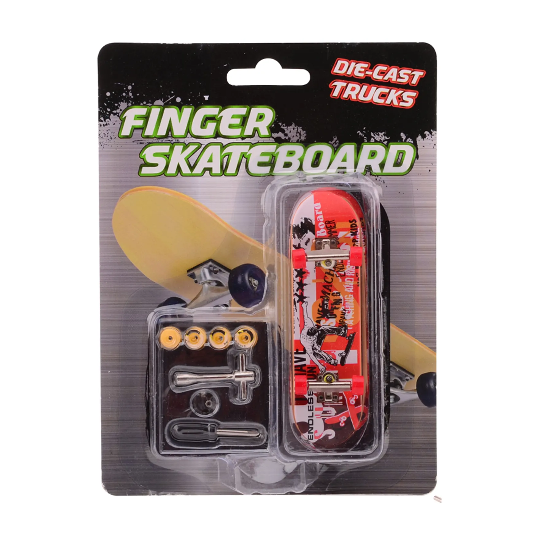Vingerskateboard 4 assorti