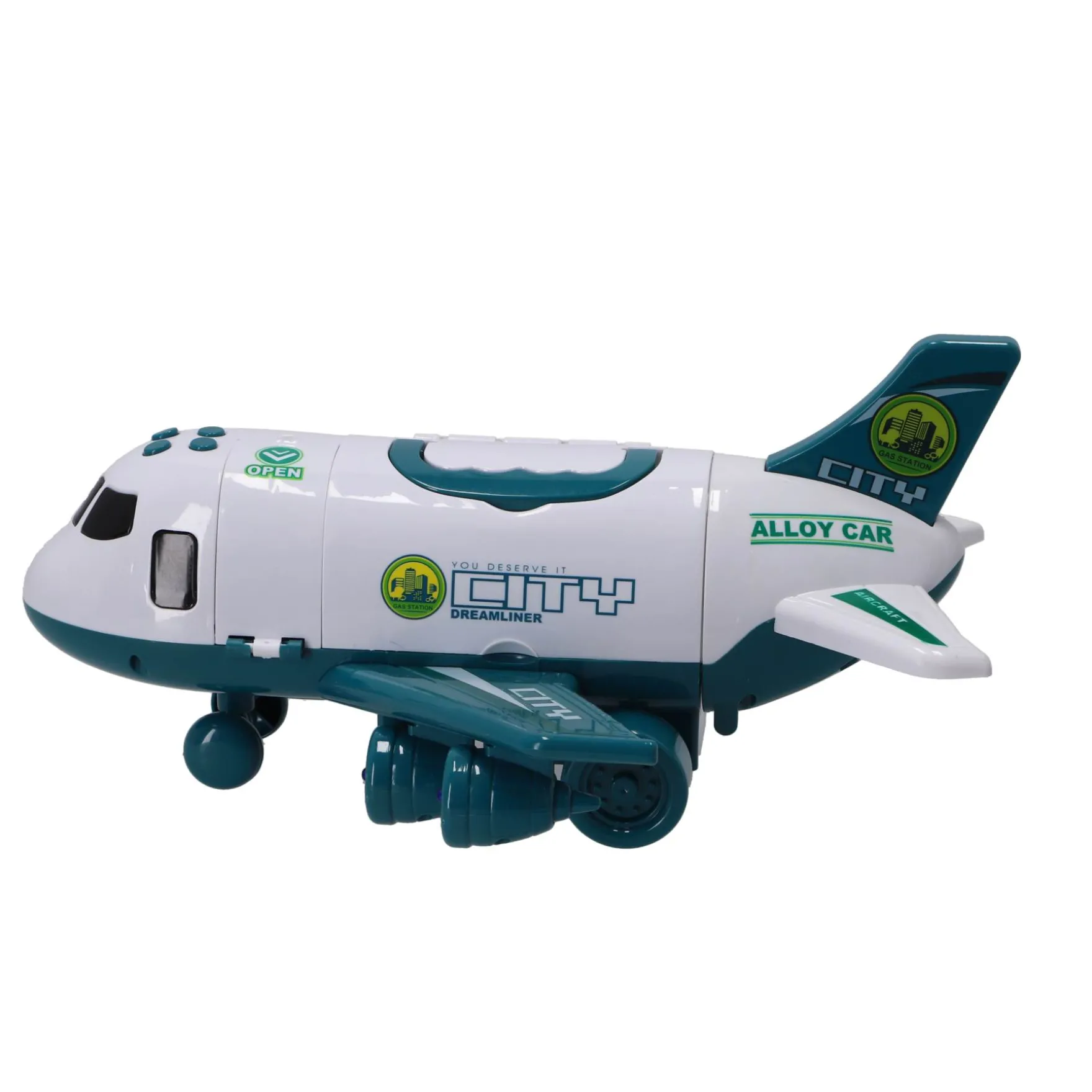 Vliegtuig city dreamliner met licht en geluid