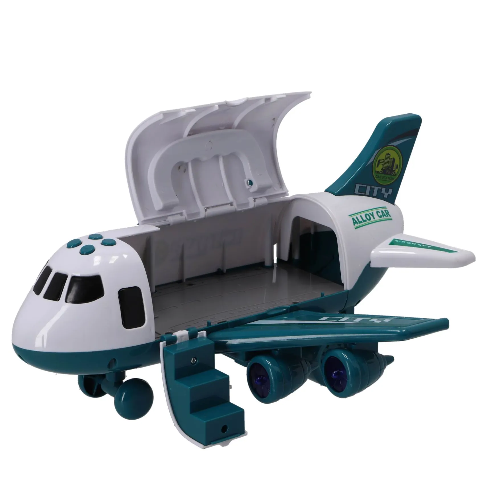 Vliegtuig city dreamliner met licht en geluid