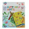 Vlinder hotel maken 16x13x10 cm