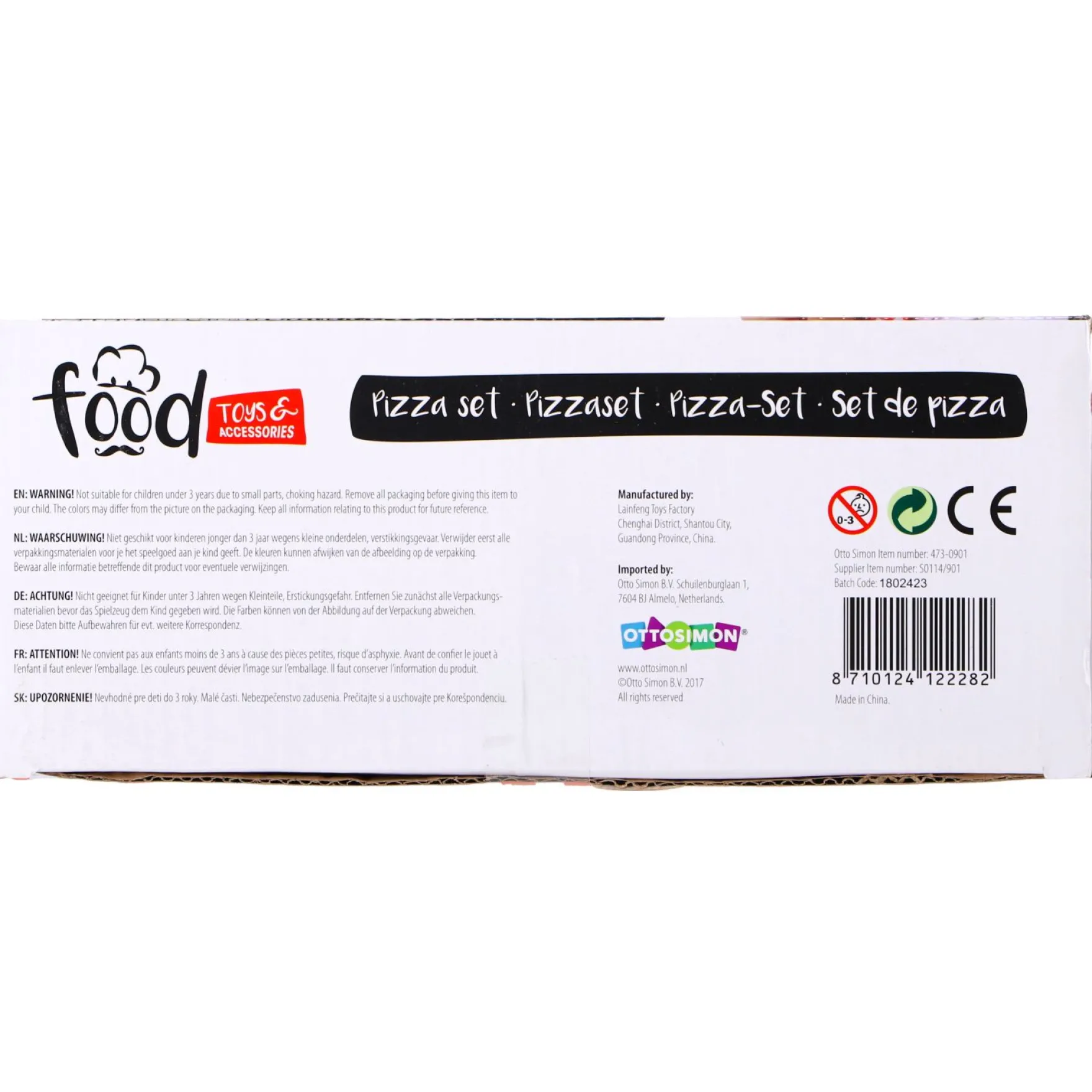 Voedsel Pizzaset + Pizzames