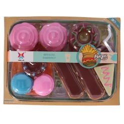 Voedselset donut en macaron