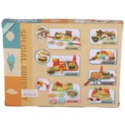 Voedselset donut en macaron