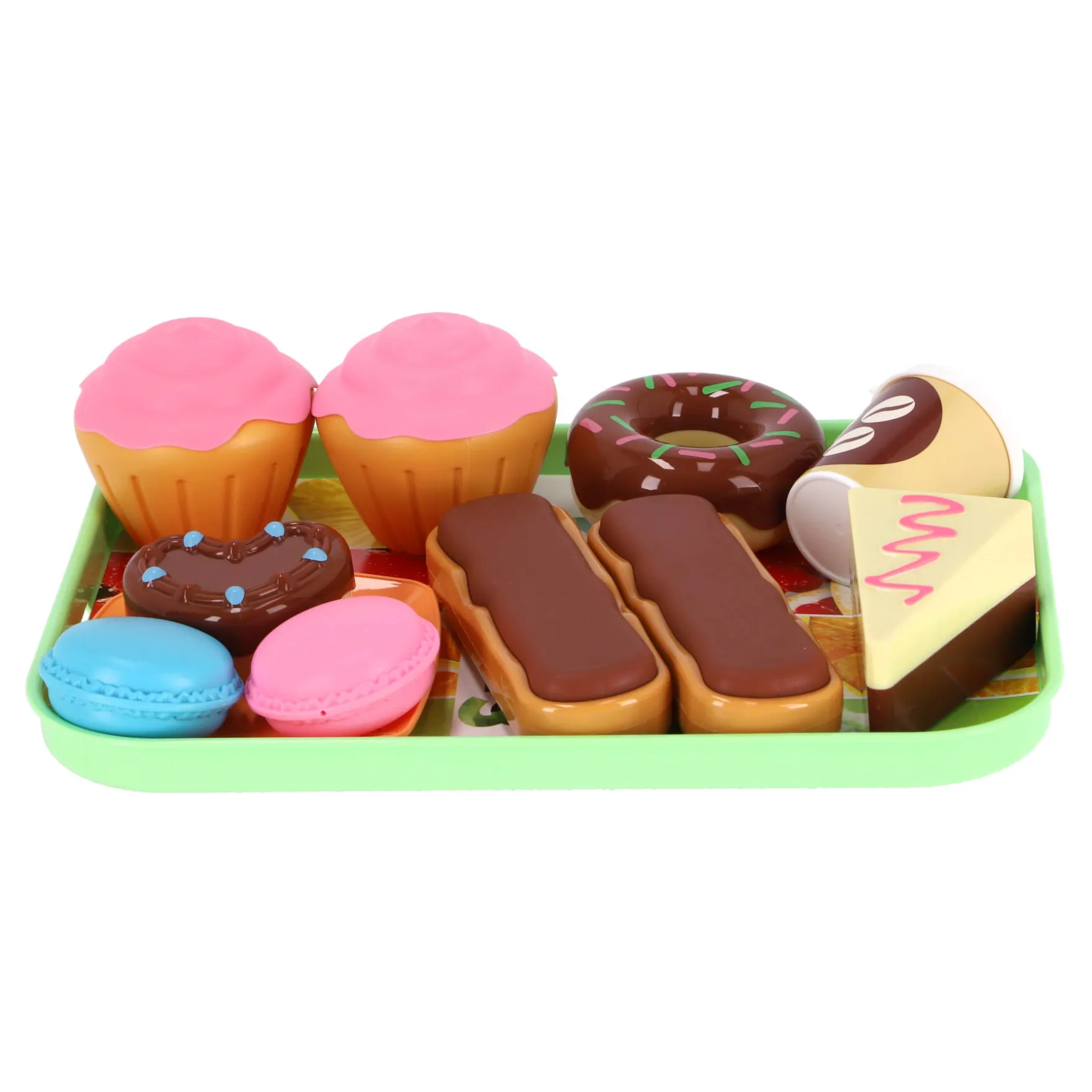 Voedselset donut en macaron