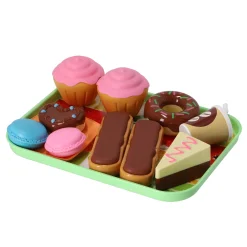 Voedselset donut en macaron