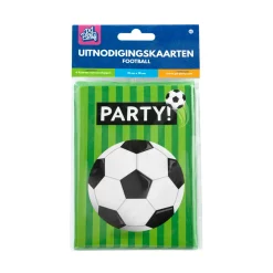 Voetbal Uitnodigingskaarten