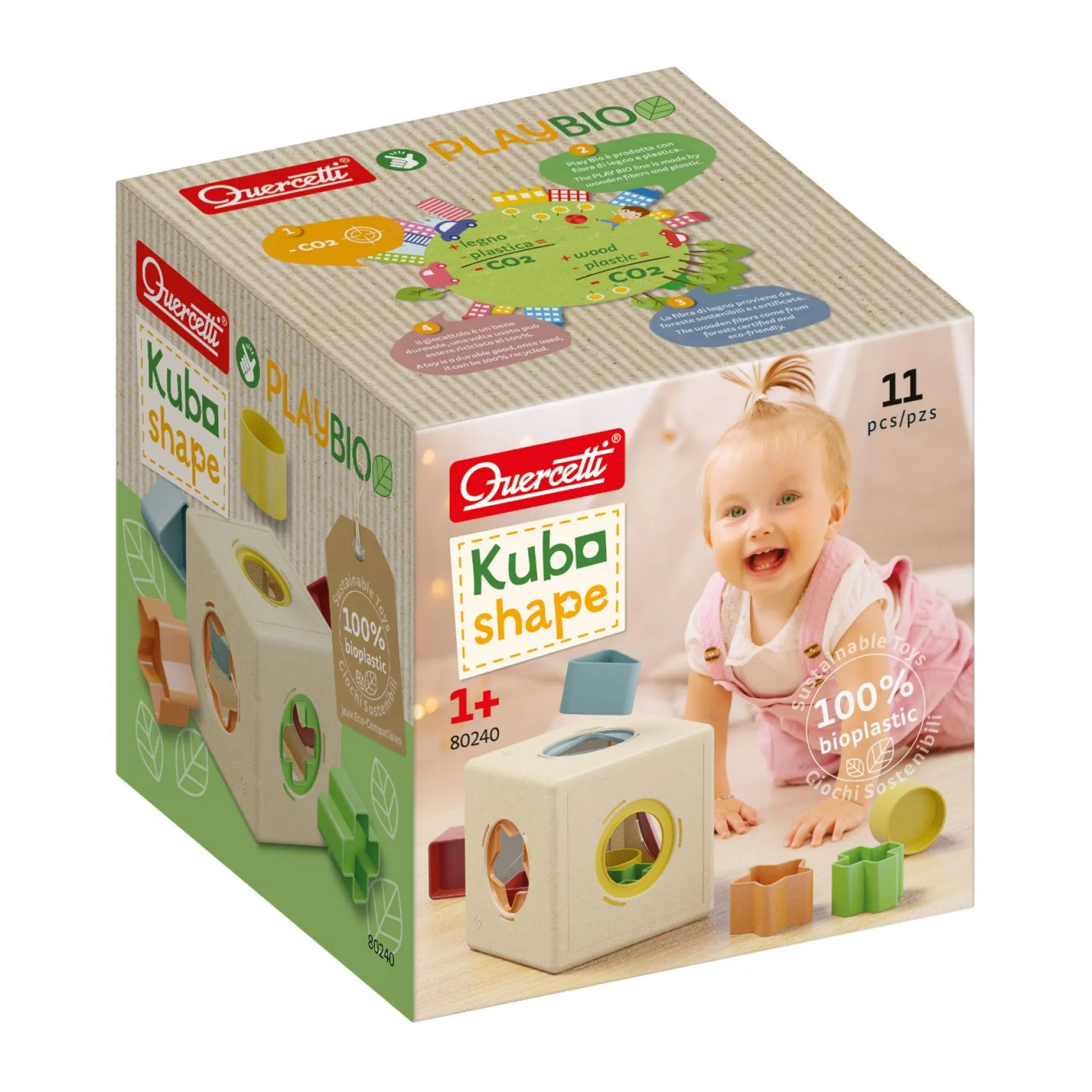 Vormenkubus Bioplay 11 Delig