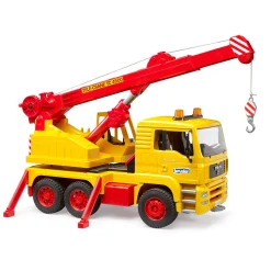 Vrachtwagen MAN met kraan 50 jaar Bruder