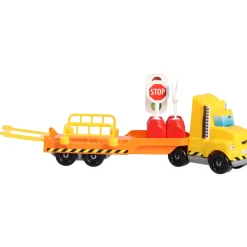 Vrachtwagen Met Oplegger Abrick